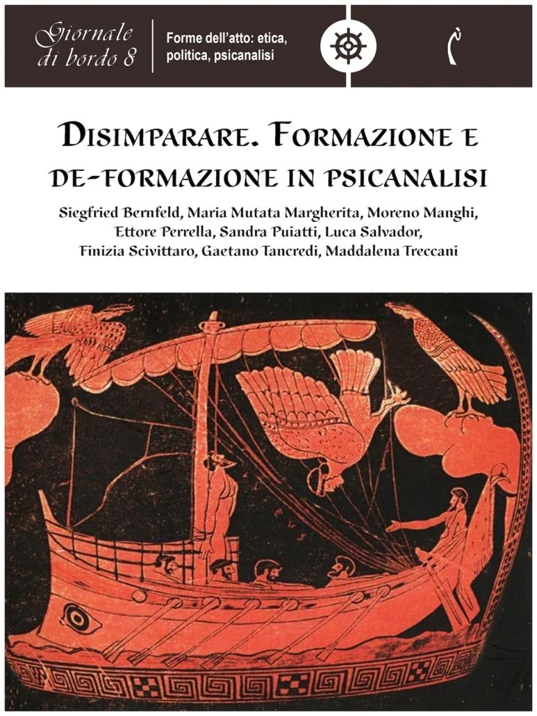 Giornale di bordo n. 8 - Disimparare. Formazione e de-formazione in psicanalisi