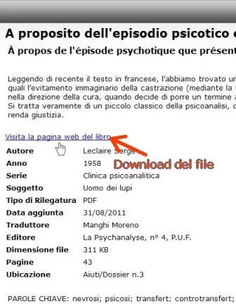 Guida all'uso del catalogo (3)